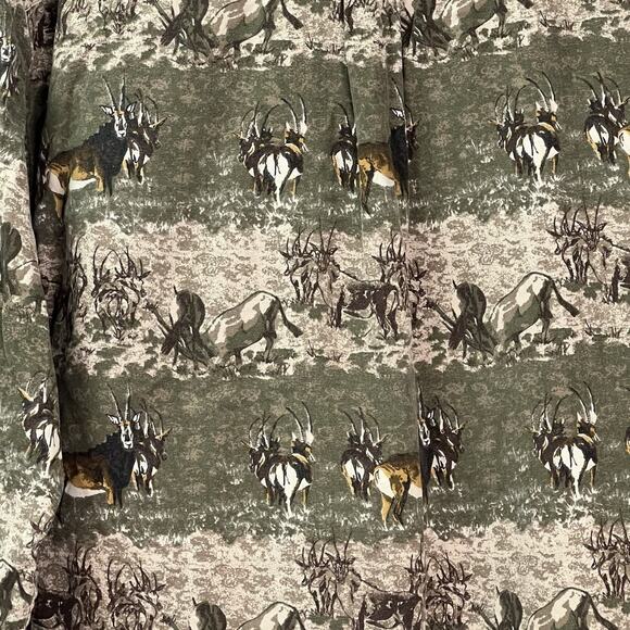 North River Button Down Shirt Mens‎ LT Long Sleeve Hunting Outdoor Deer Camo - Picture 8 of 13
